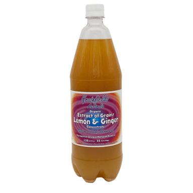 Organic Extract of Grains Lemon & Ginger Concentrate 40 oz Bottle