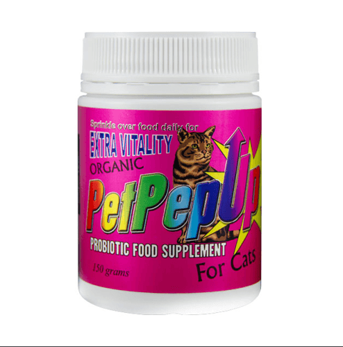 Organic Extra Vitality PetPepUp Probiotic Food Supplement Powder 150g