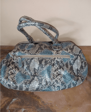 Women's Faux Snake Skin Purse 7 Inner Pockets